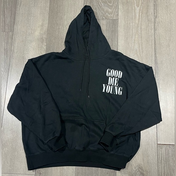 Good Die Young Black Hoodie - Picture 1 of 5
